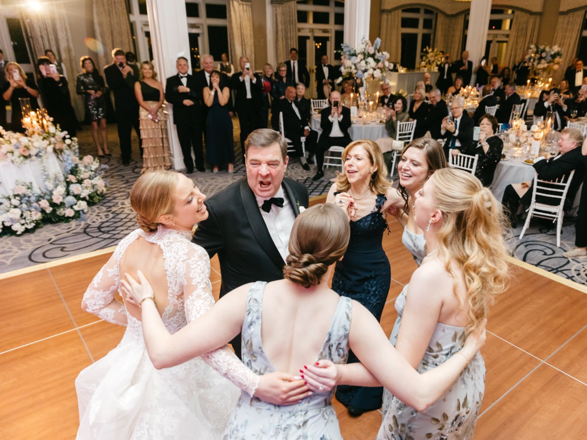 family dance for wedding