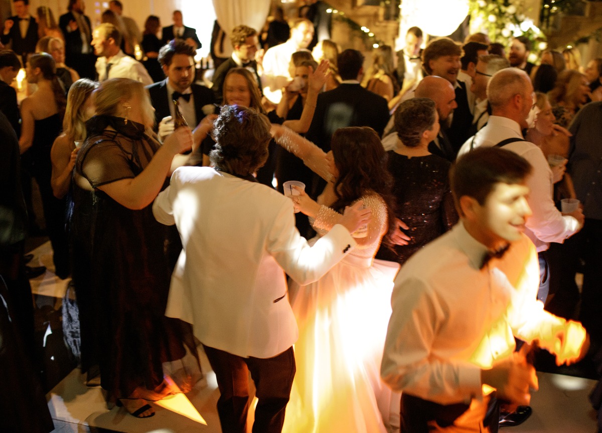dance floor wedding photography