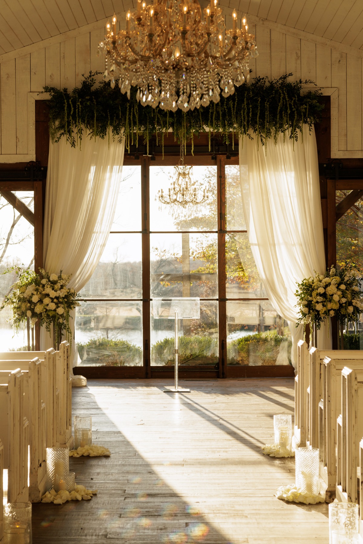 draped barn wedding ideas