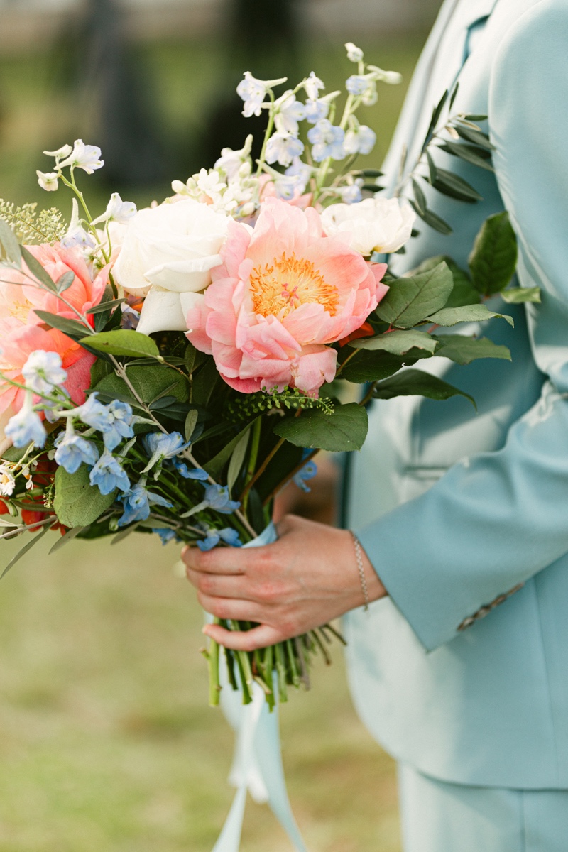 blue suit for wedding