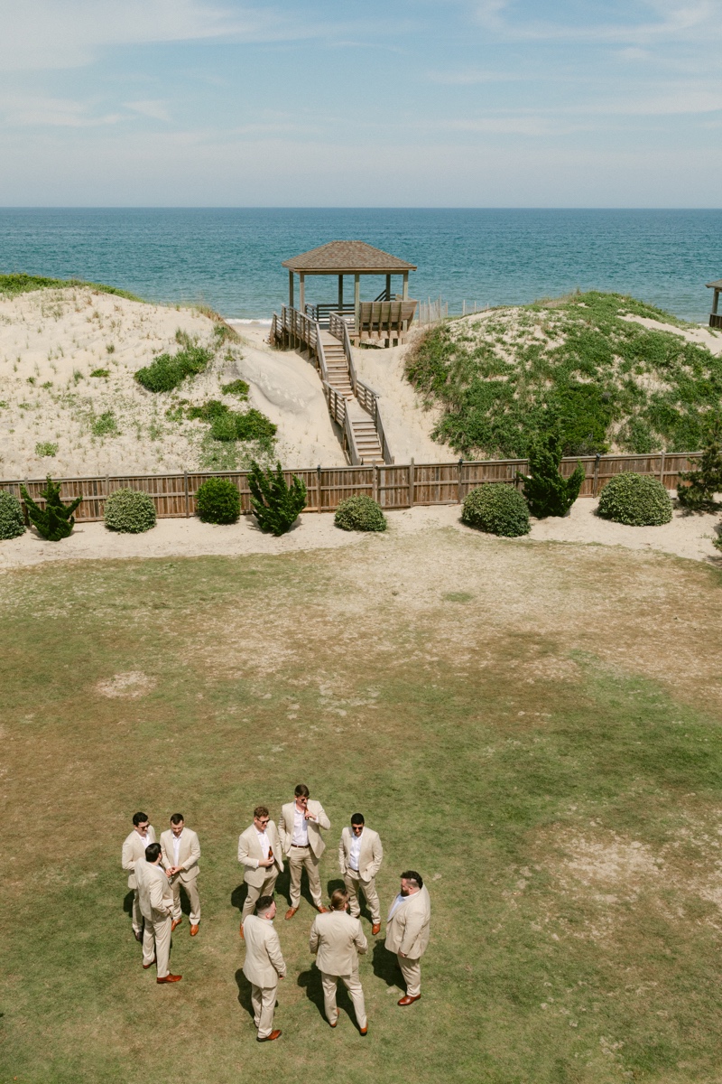 drone wedding photography outer banks