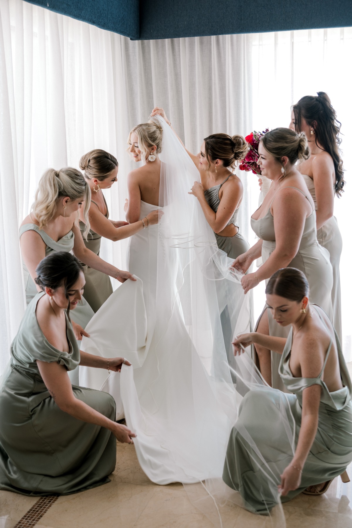 sage bridesmaid dress ideas