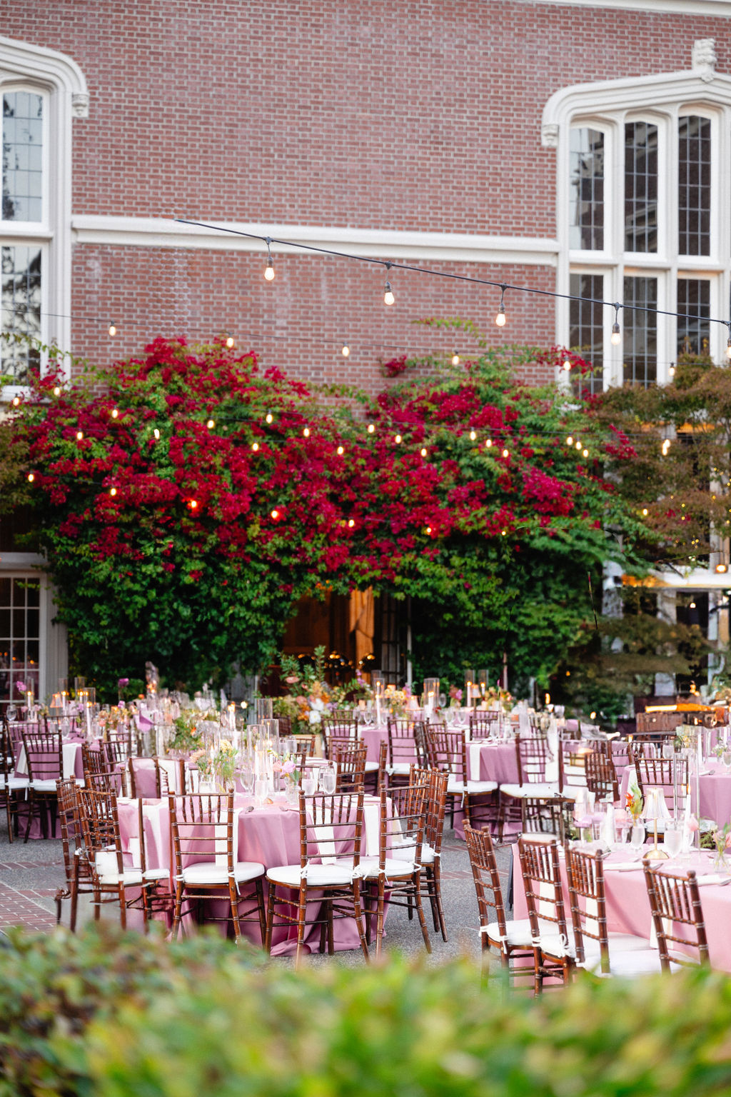courtyard wedding in the bay area