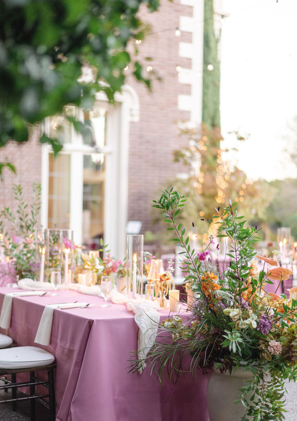 pastel fall wedding color palette