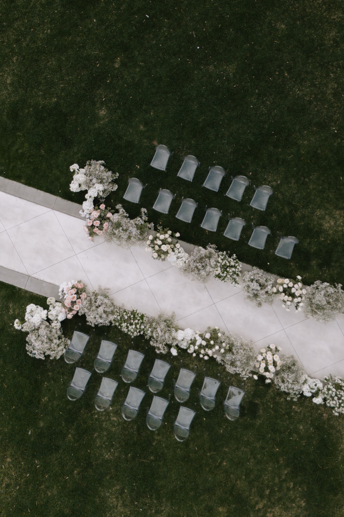 aerial wedding photography