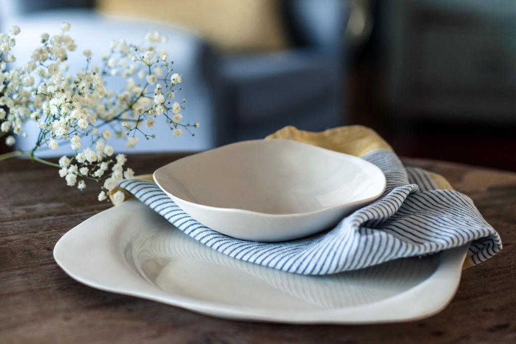unique hand crafted plates for wedding registry by dishesonly