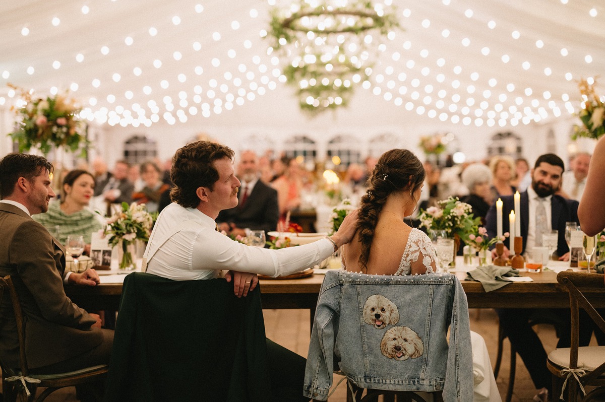 custom dog embroidered jacket