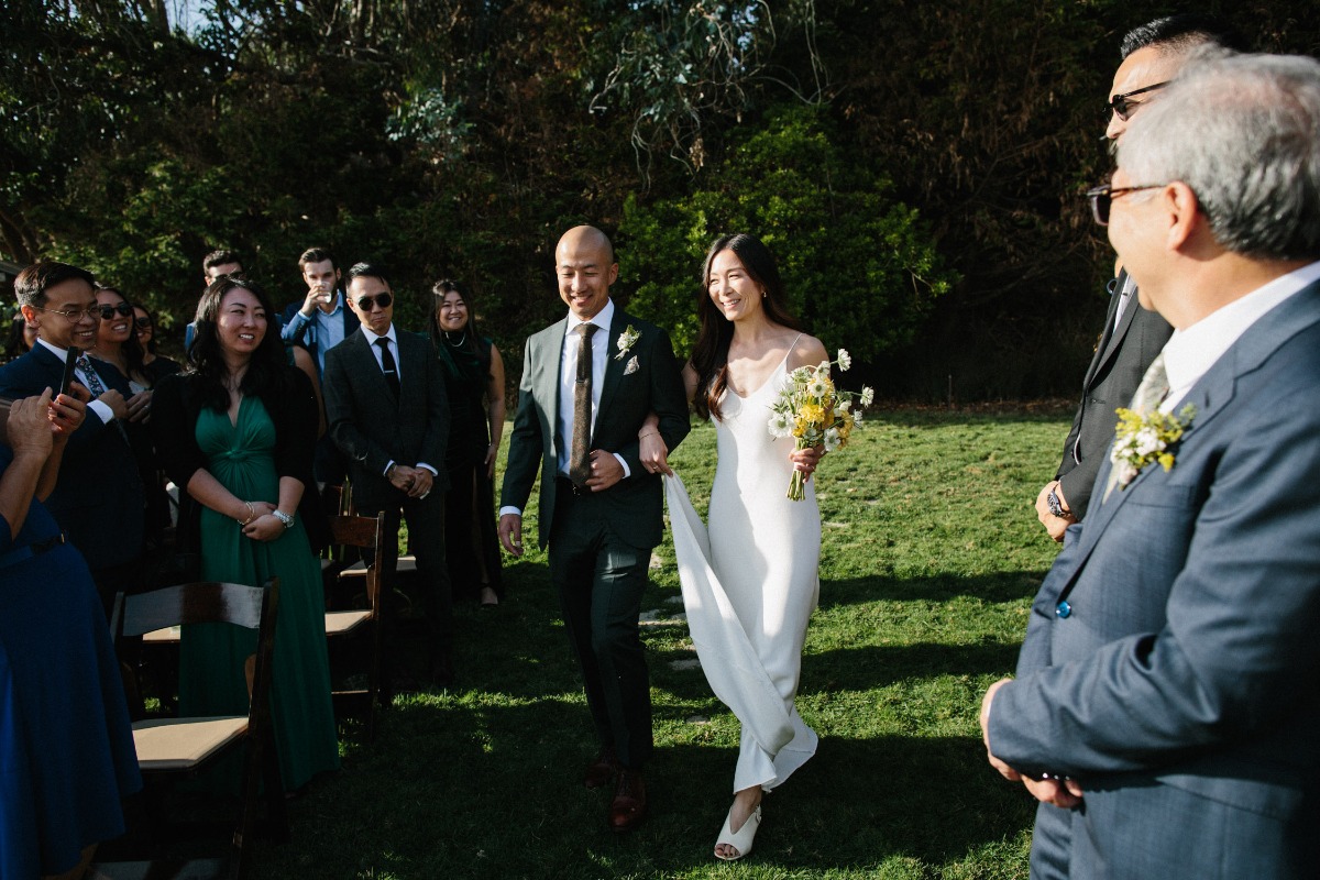 silk slip wedding dress
