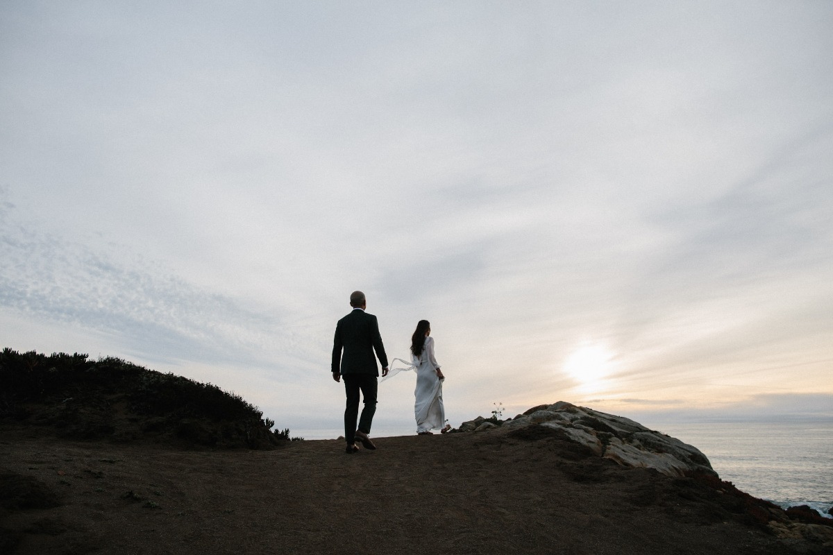 coastal wedding portraits