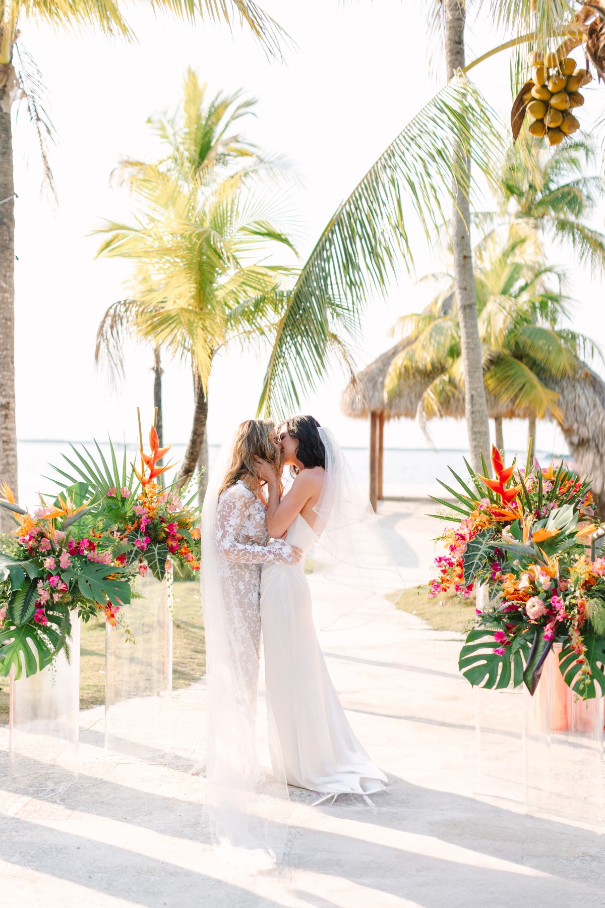 lgbtq beach wedding