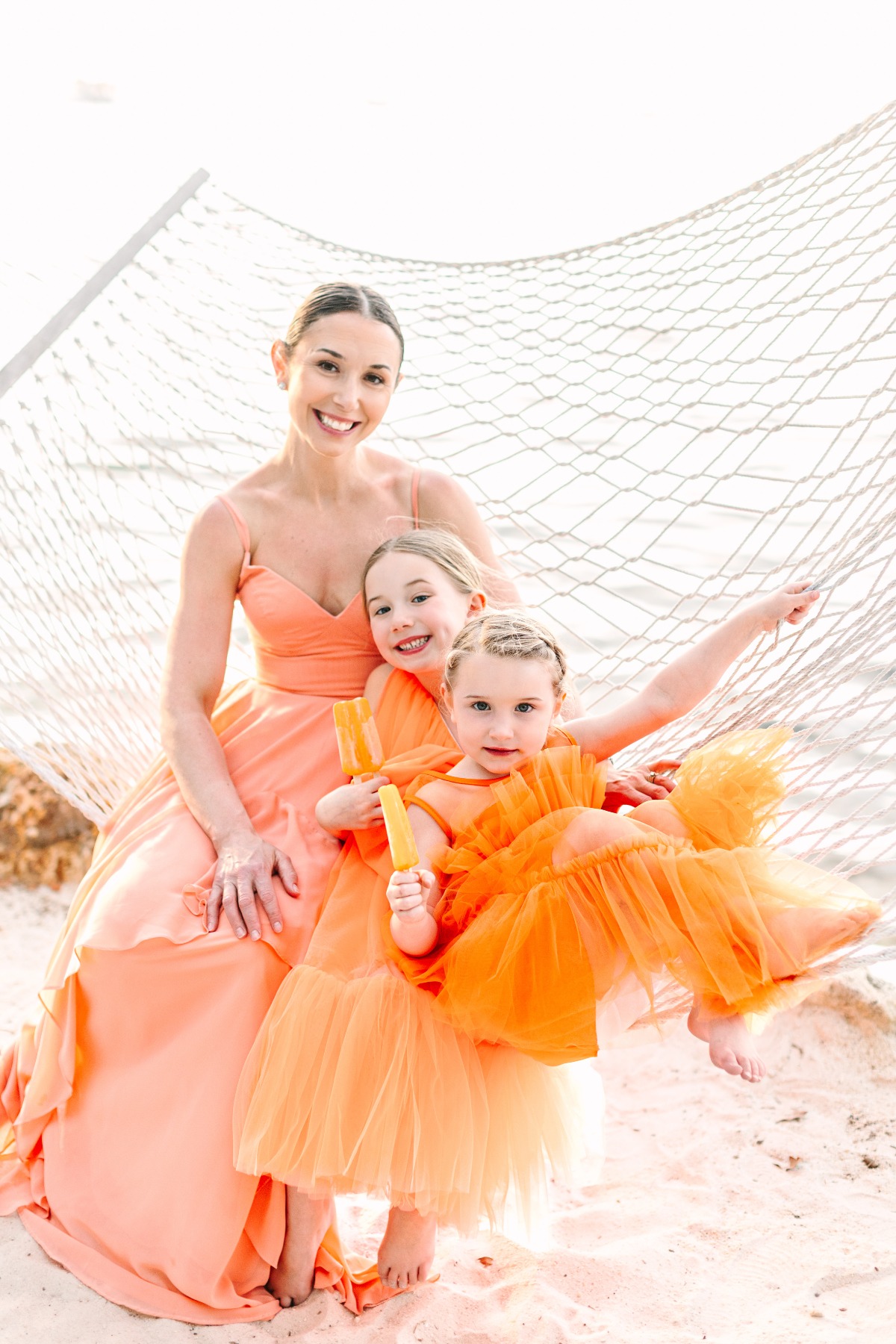 orange flower girl dress ideas