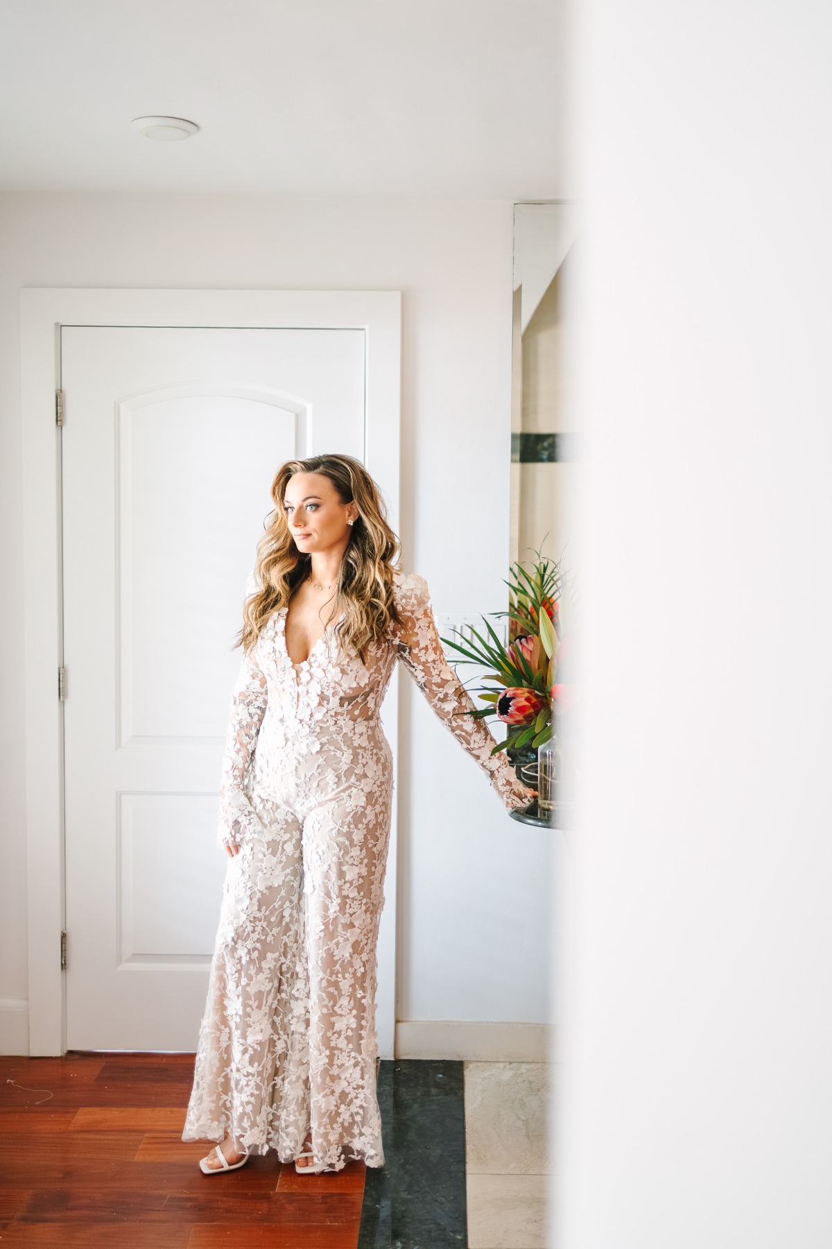 bridal pantsuit