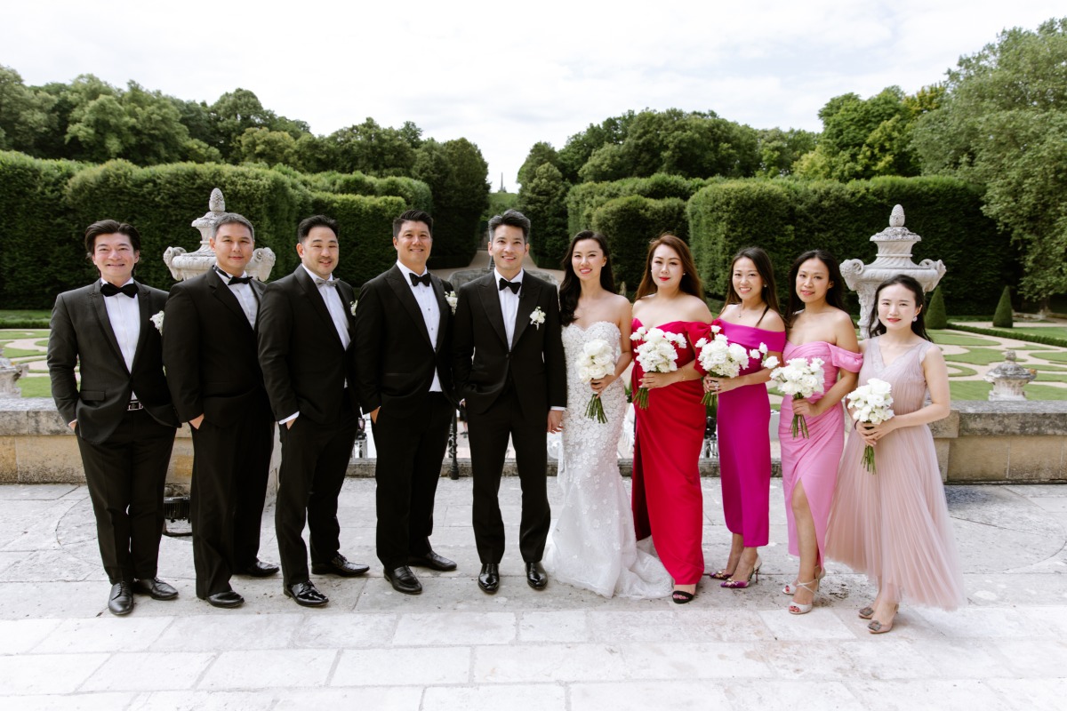 pink bridesmaid dresses