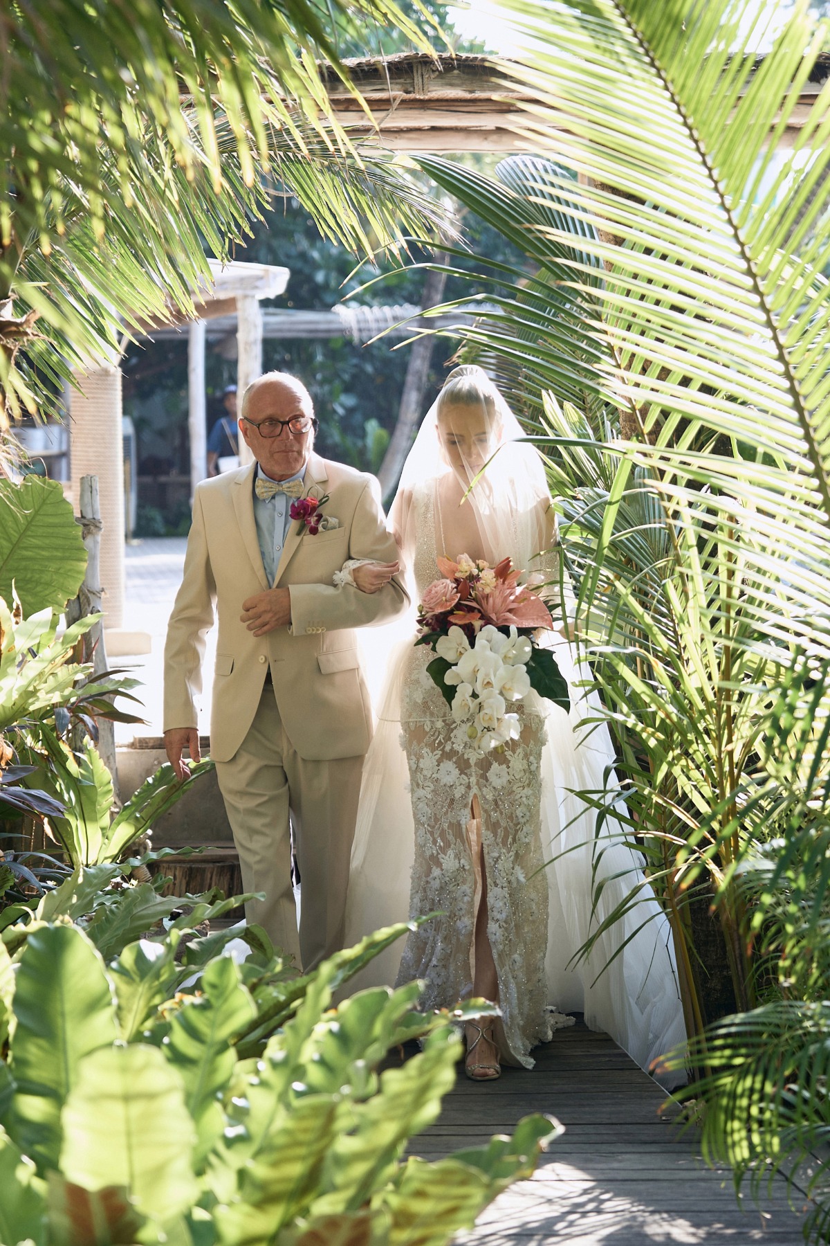 tropical beach wedding
