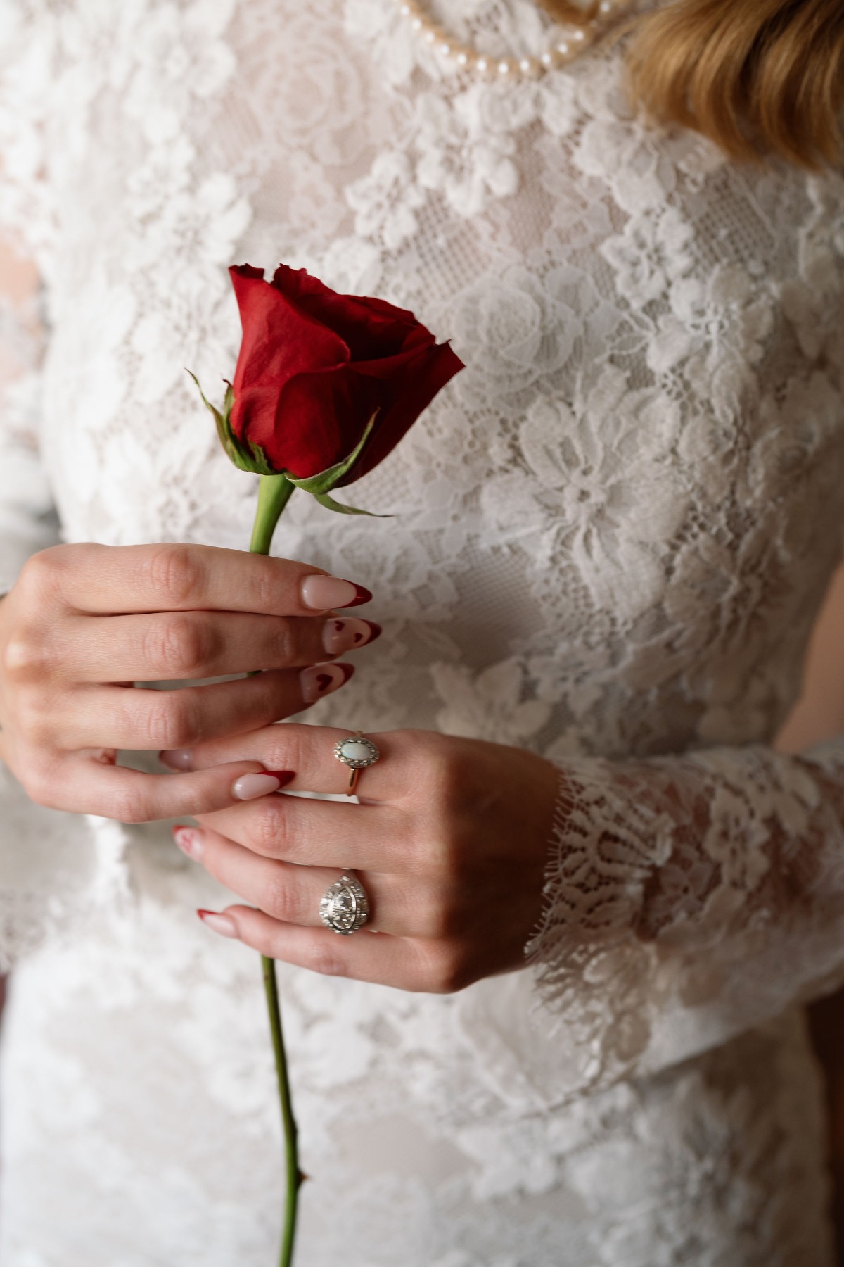 ring and manicure wedding photo ideas