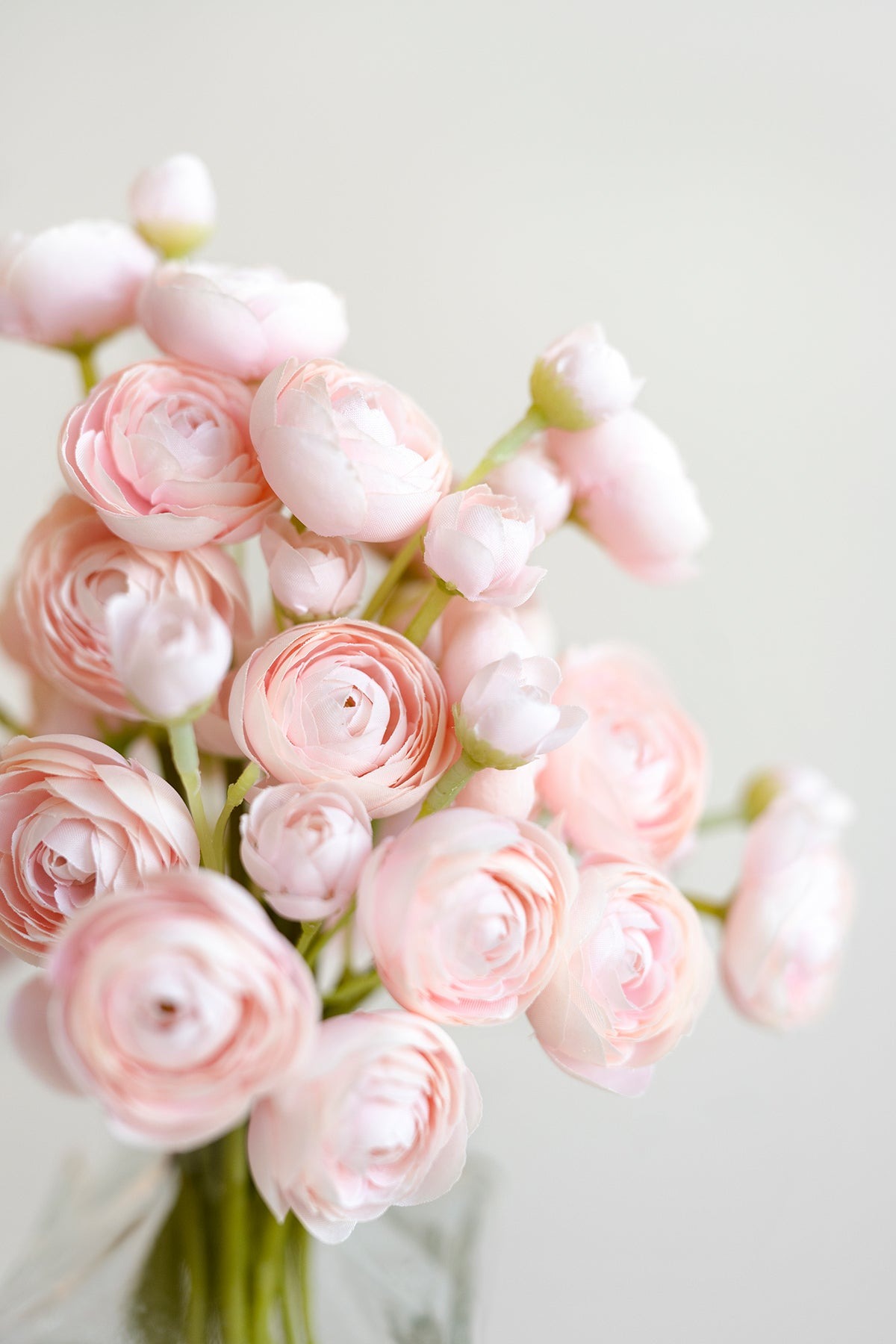 faux ranunculus flowers