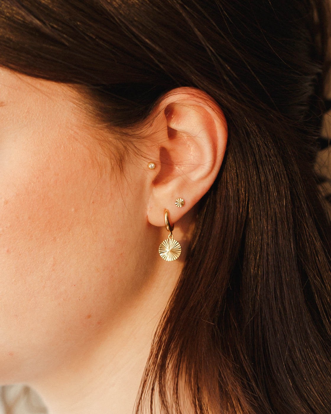 cute hoops for bridesmaid gift by gldn