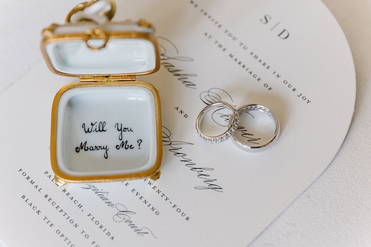 cute proposal ring box