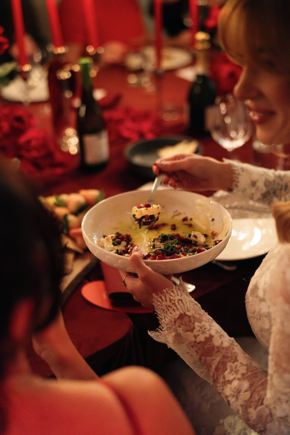family style wedding dinner ideas