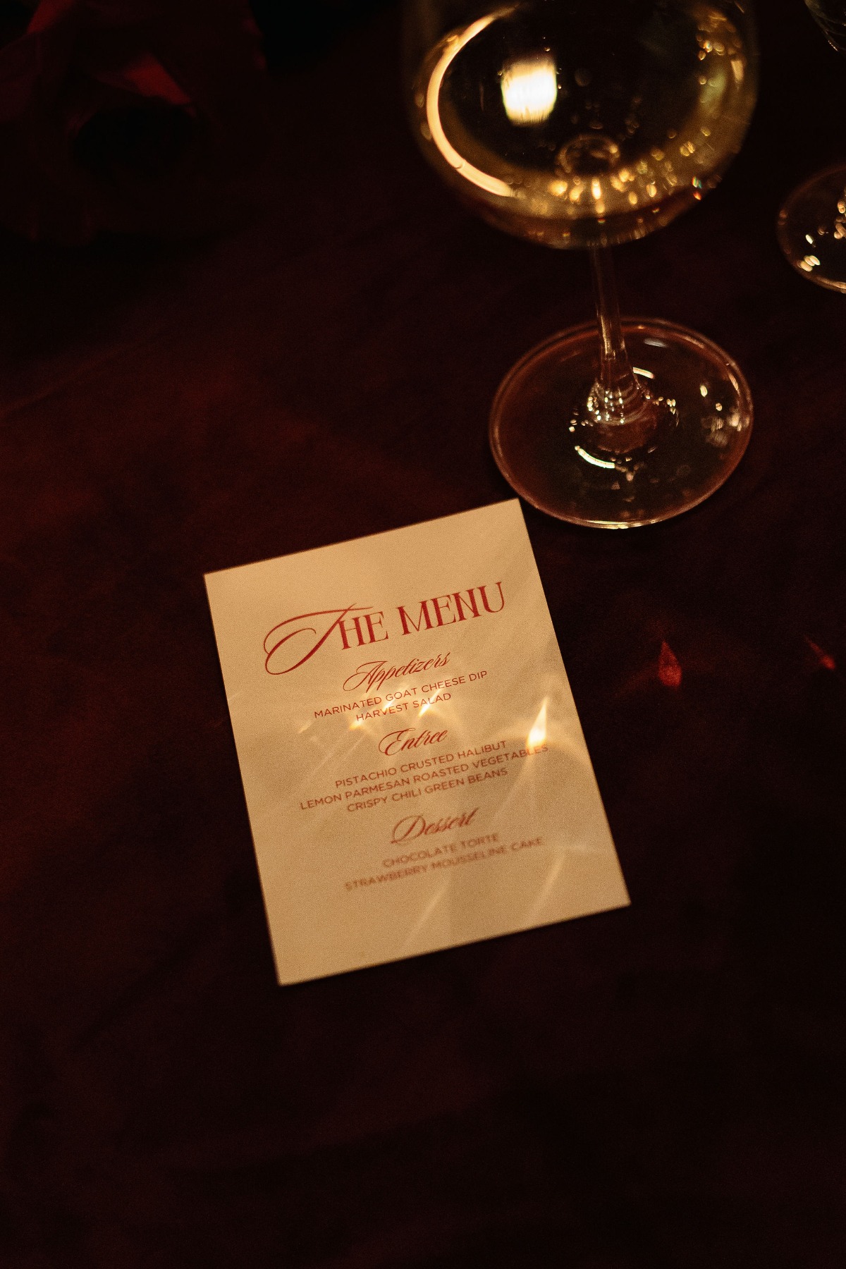 cute menu fonts for wedding