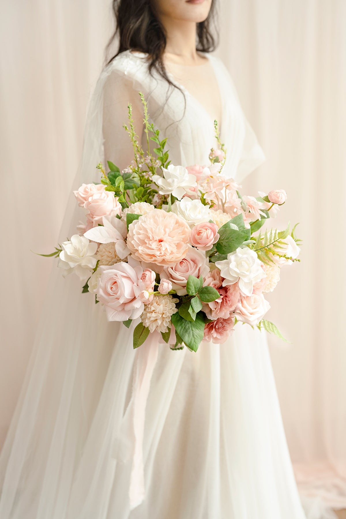 faux flower wedding bouquet tutorial