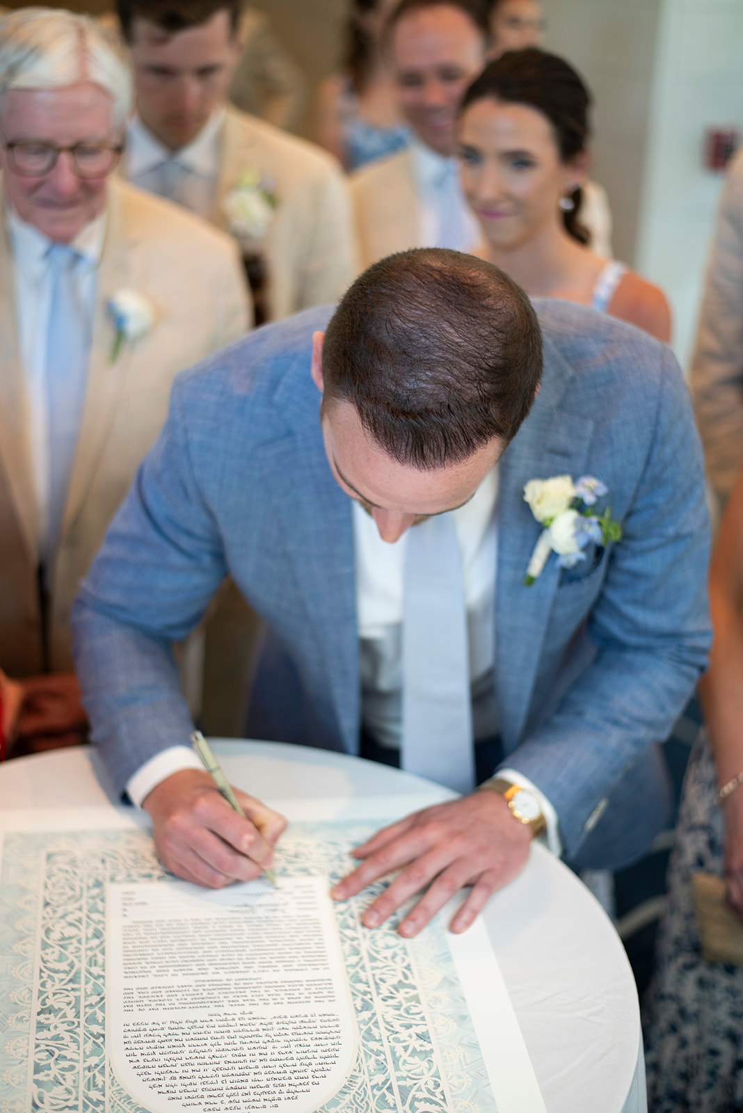 ketubah signing ideas