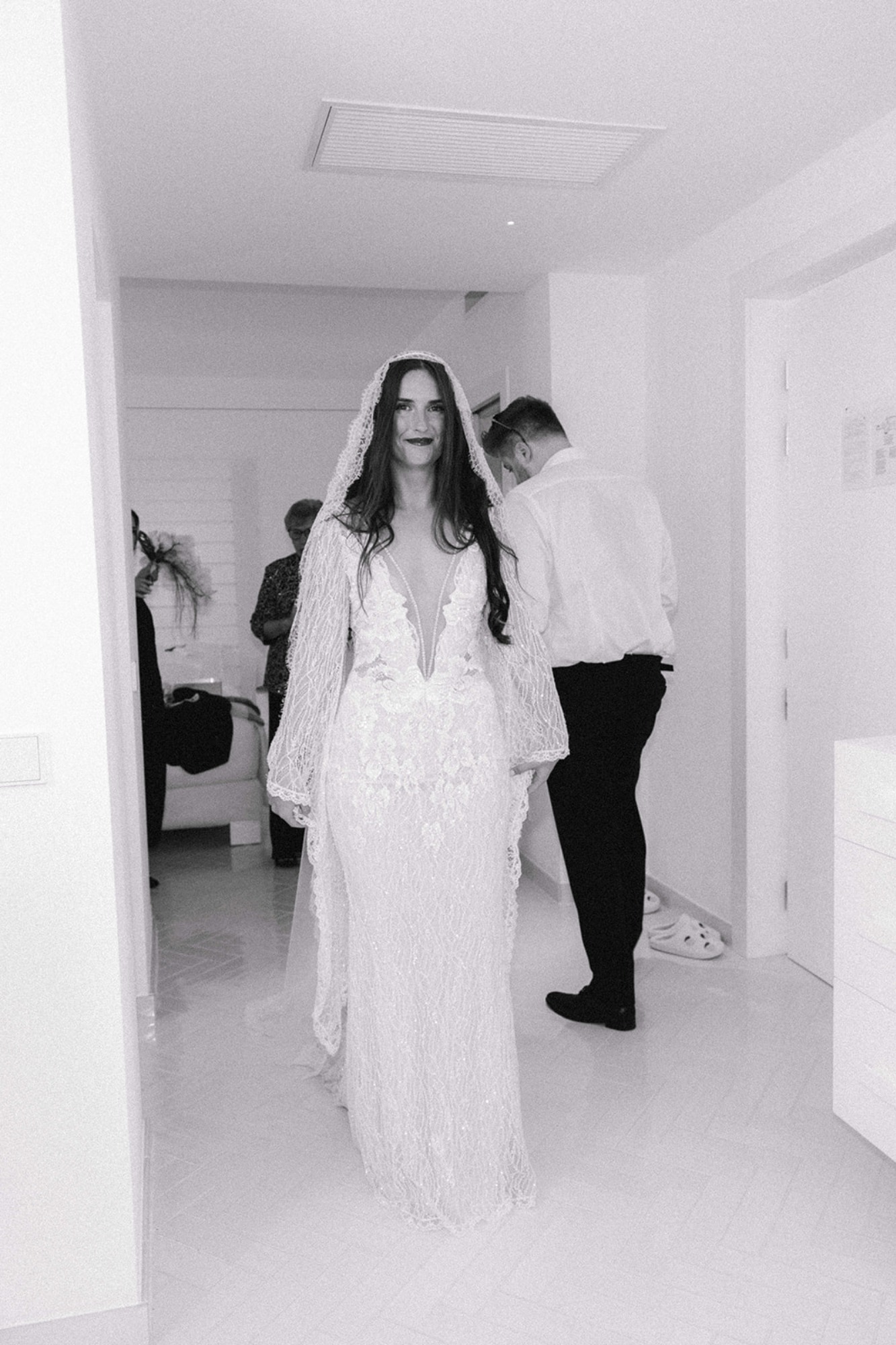 Amanda Aaron HP5 BW Film wedding 12Oct24 by Alberto Gobbato Ph-003
