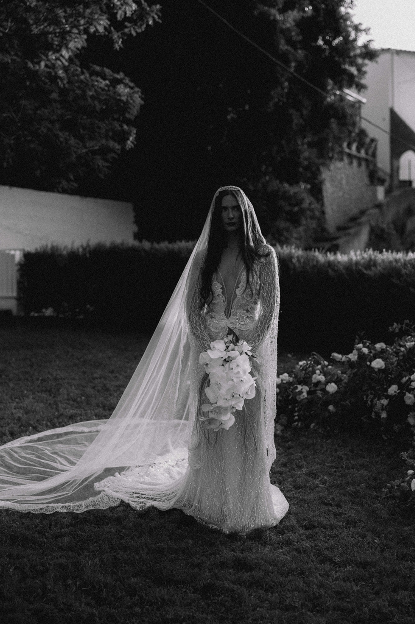 Amanda Aaron HP5 BW Film wedding 12Oct24 by Alberto Gobbato Ph-016