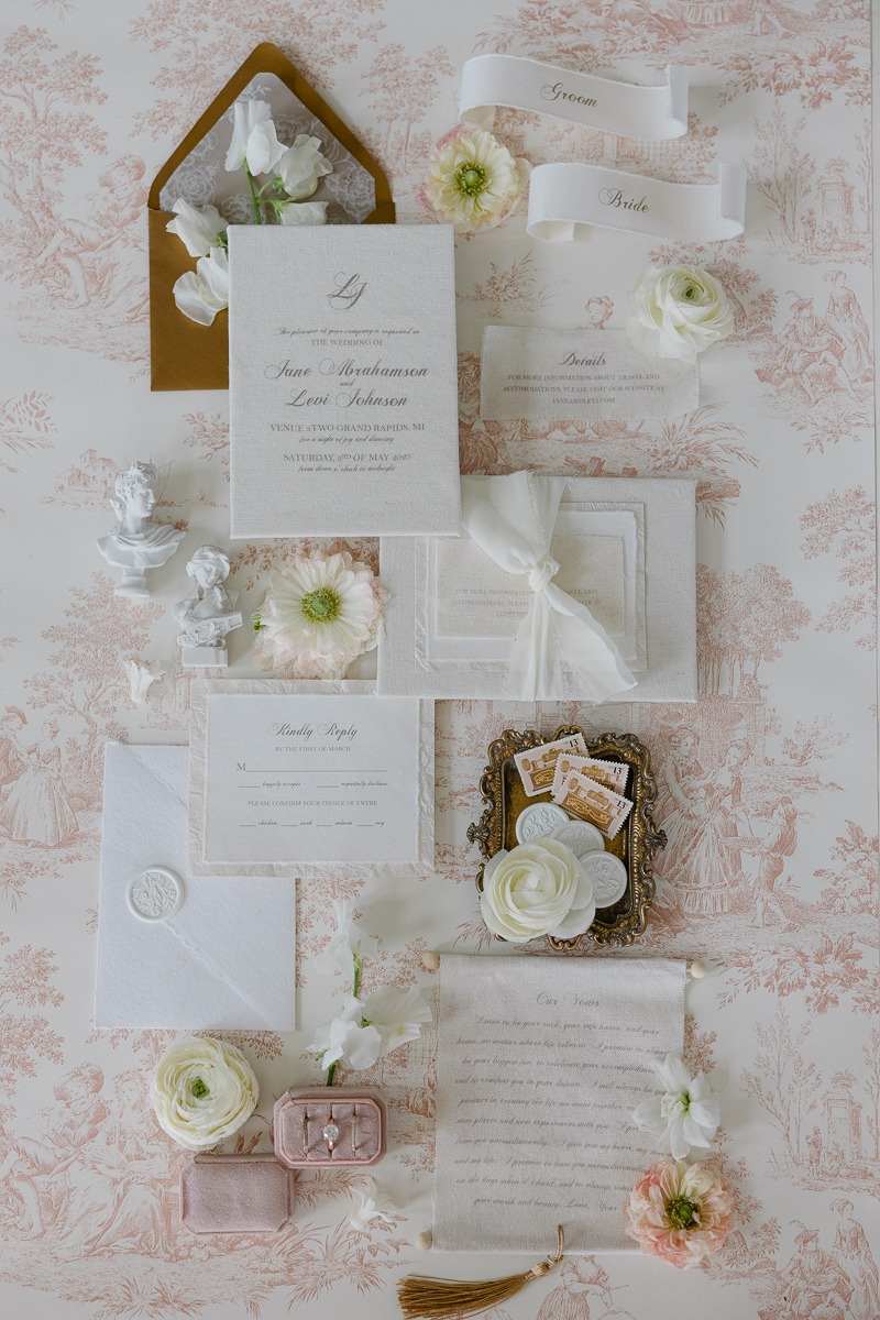 timeless wedding invitations