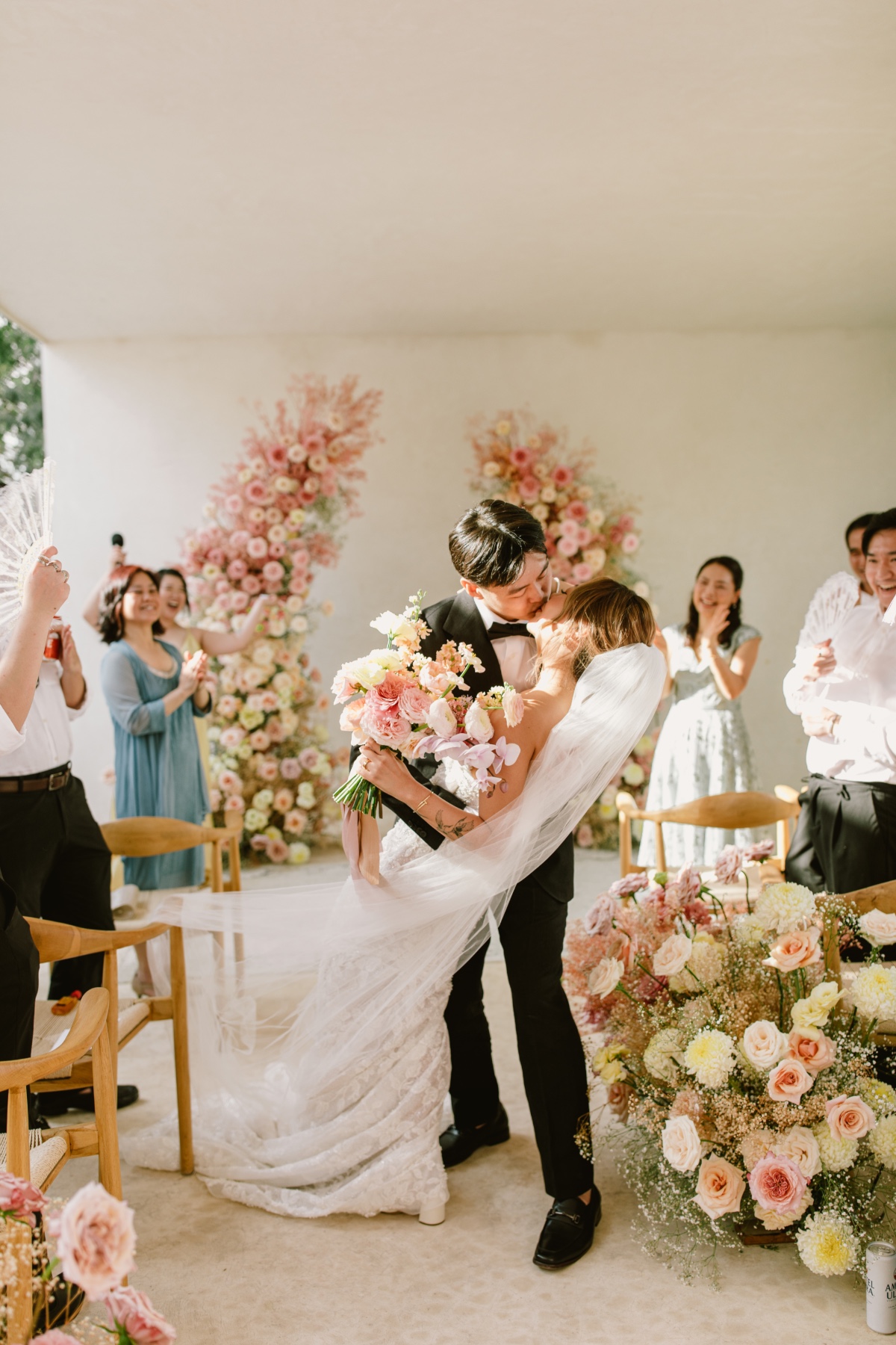 peach wedding inspiration