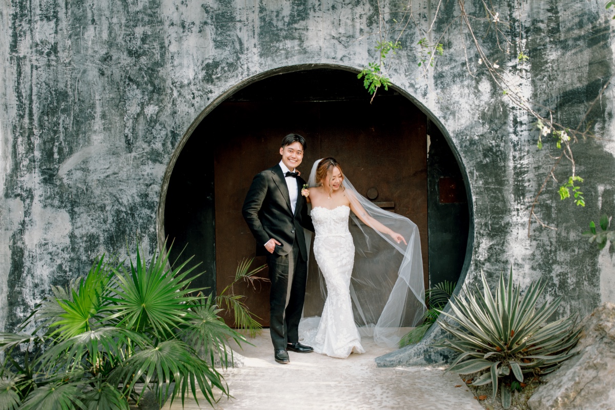 modern wedding venue in tulum