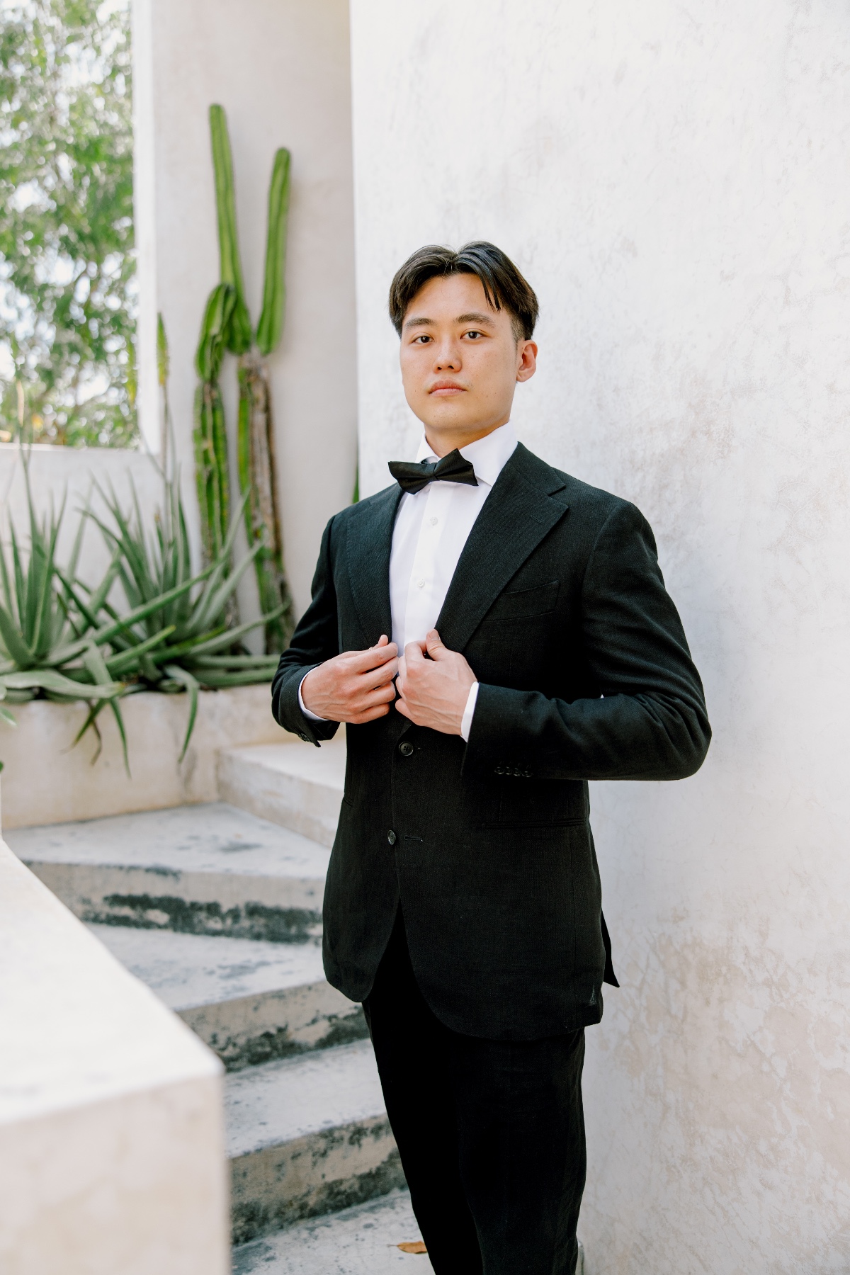 tropical black tie wedding in tulum