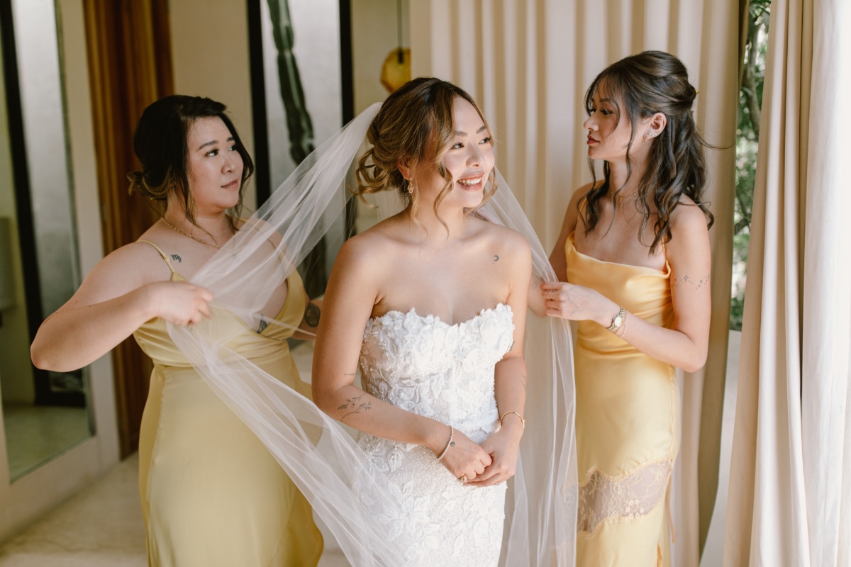 butter yellow bridesmaid dresses