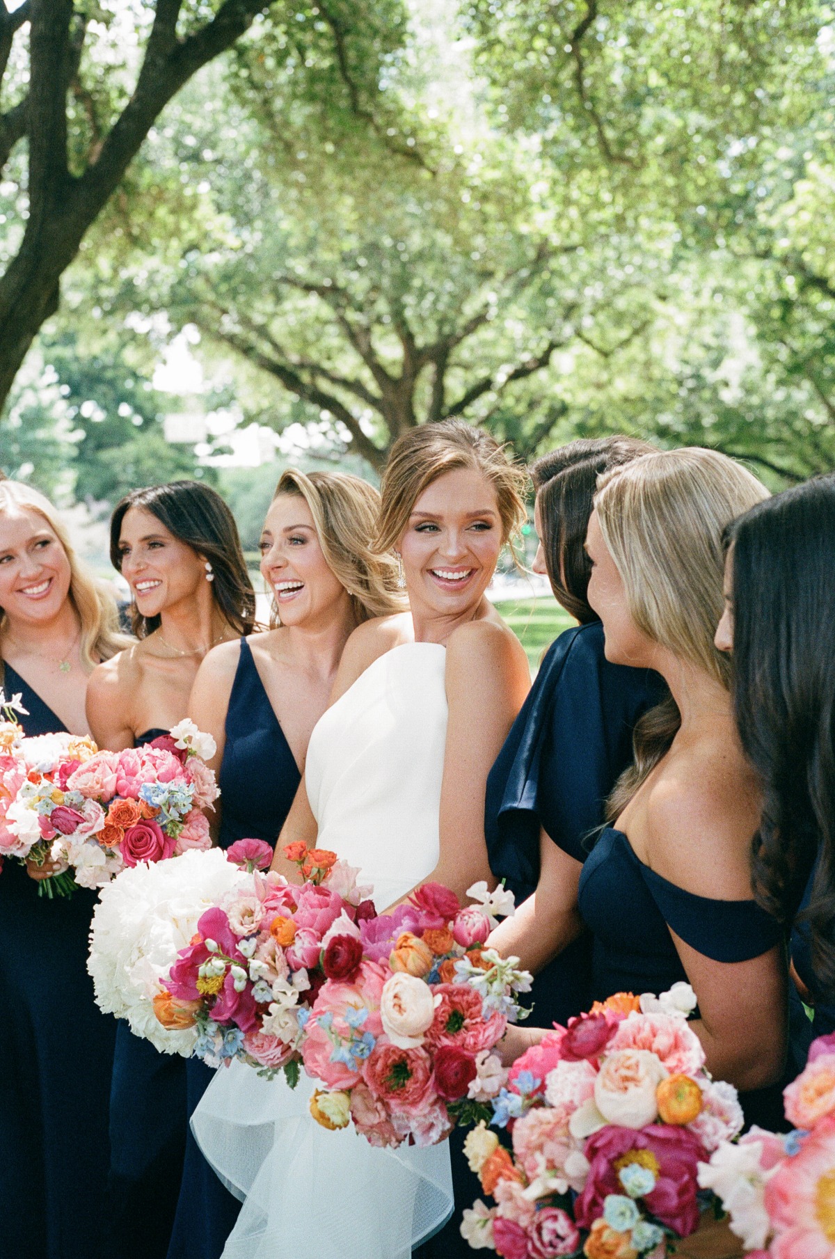 navy blue bridesmaid dresses