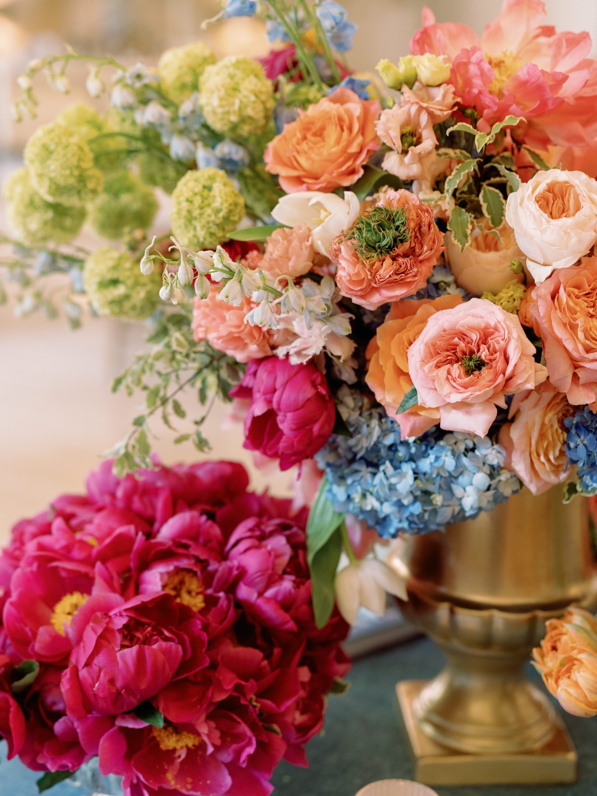 colorful wedding flowers