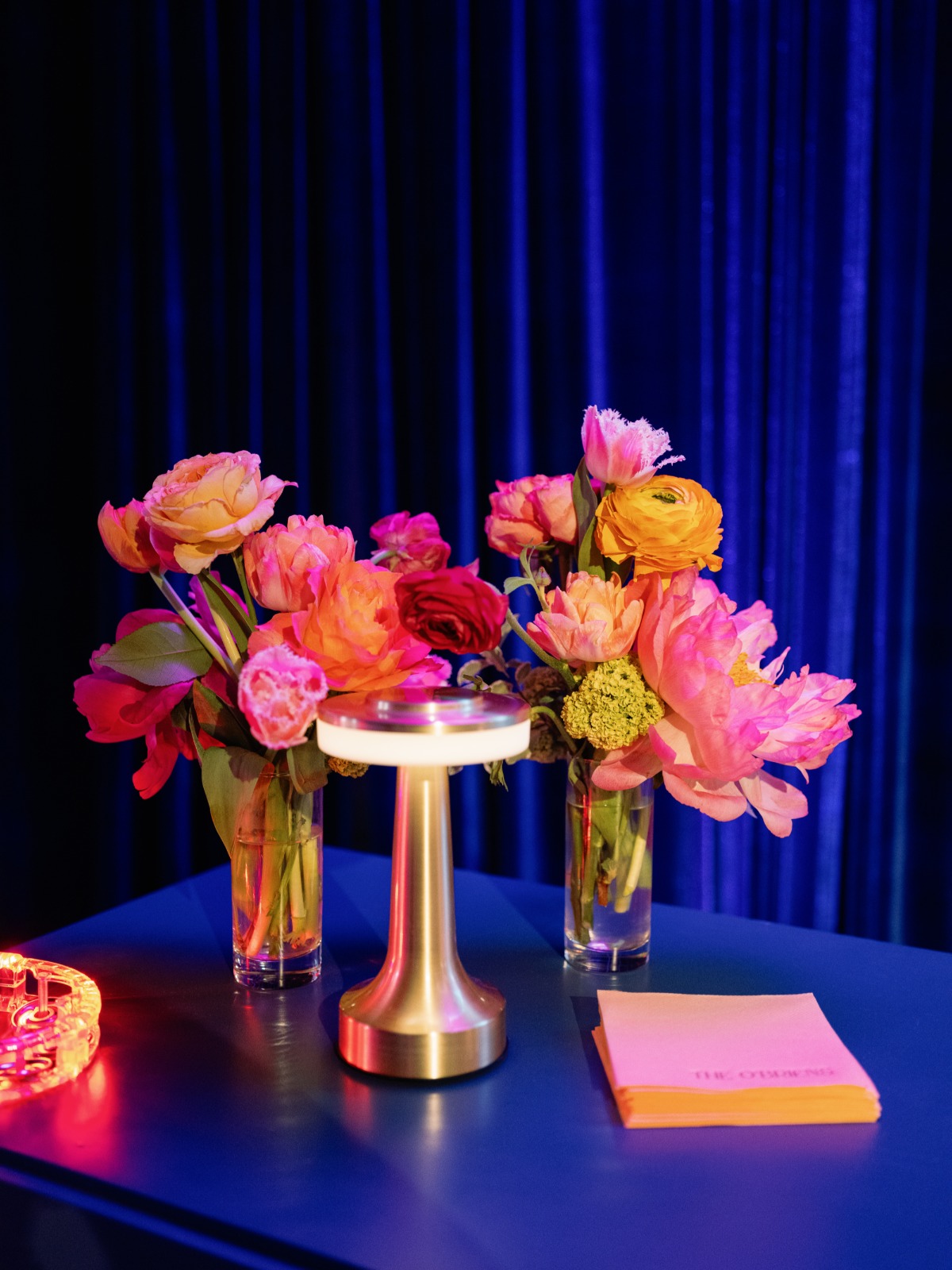 colorful wedding reception ideas