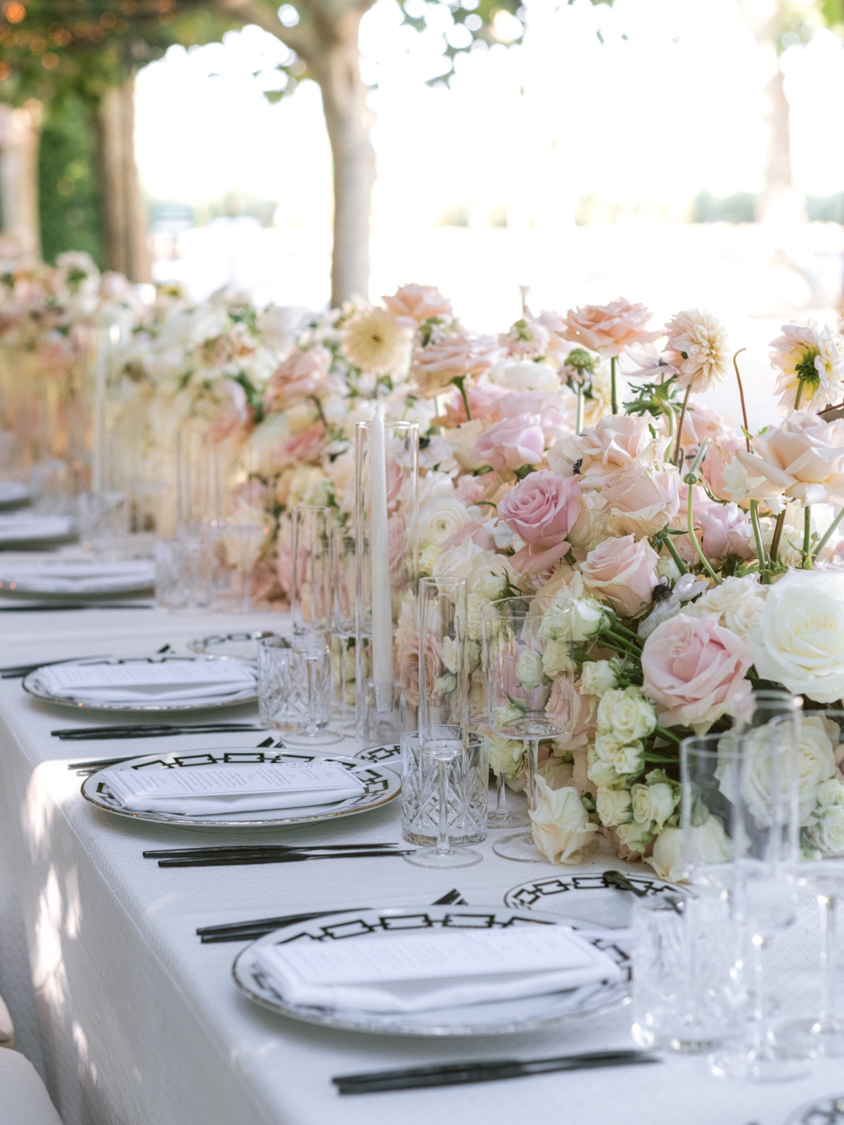 blush and ivory wedding flowers