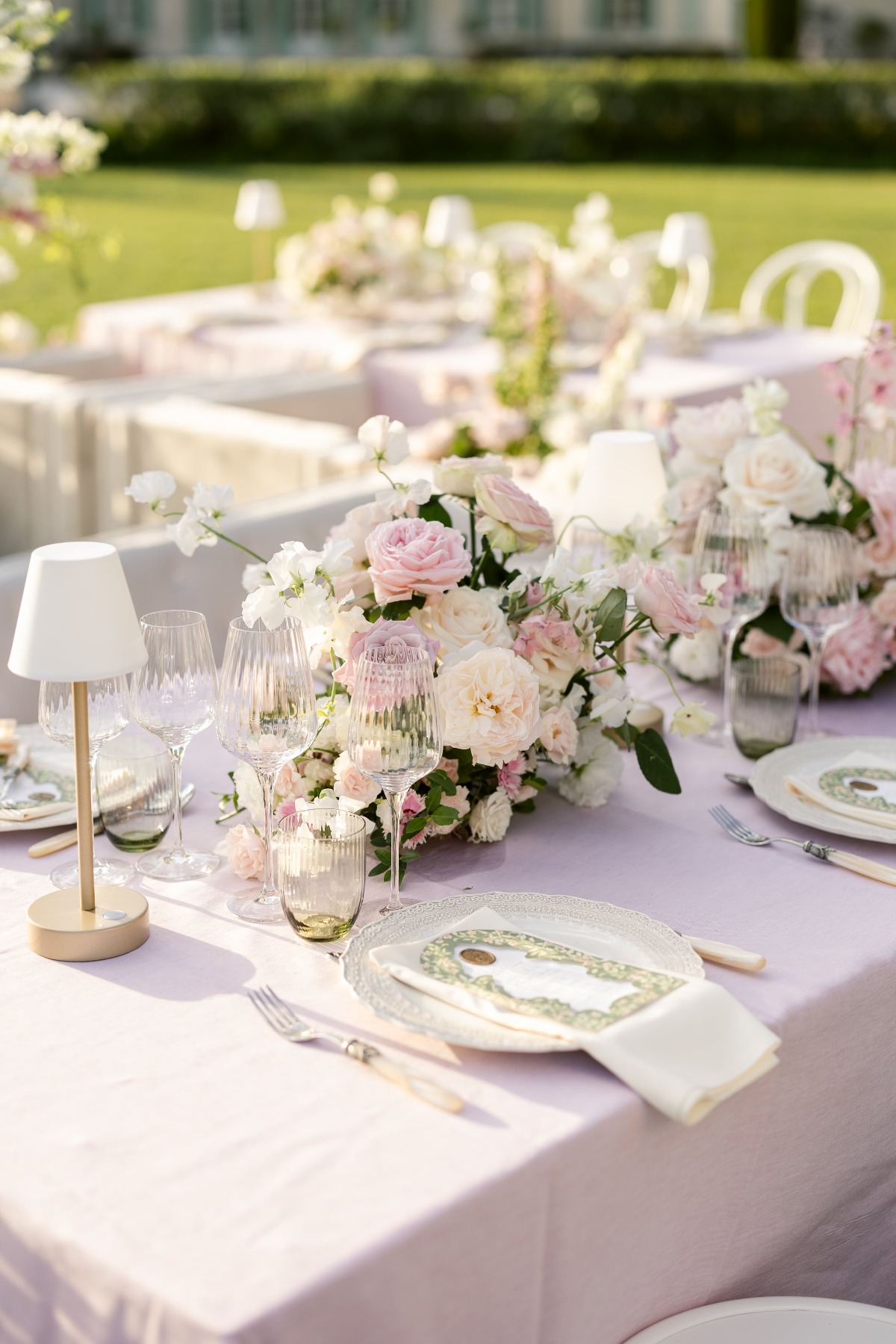 crystal wedding glasses