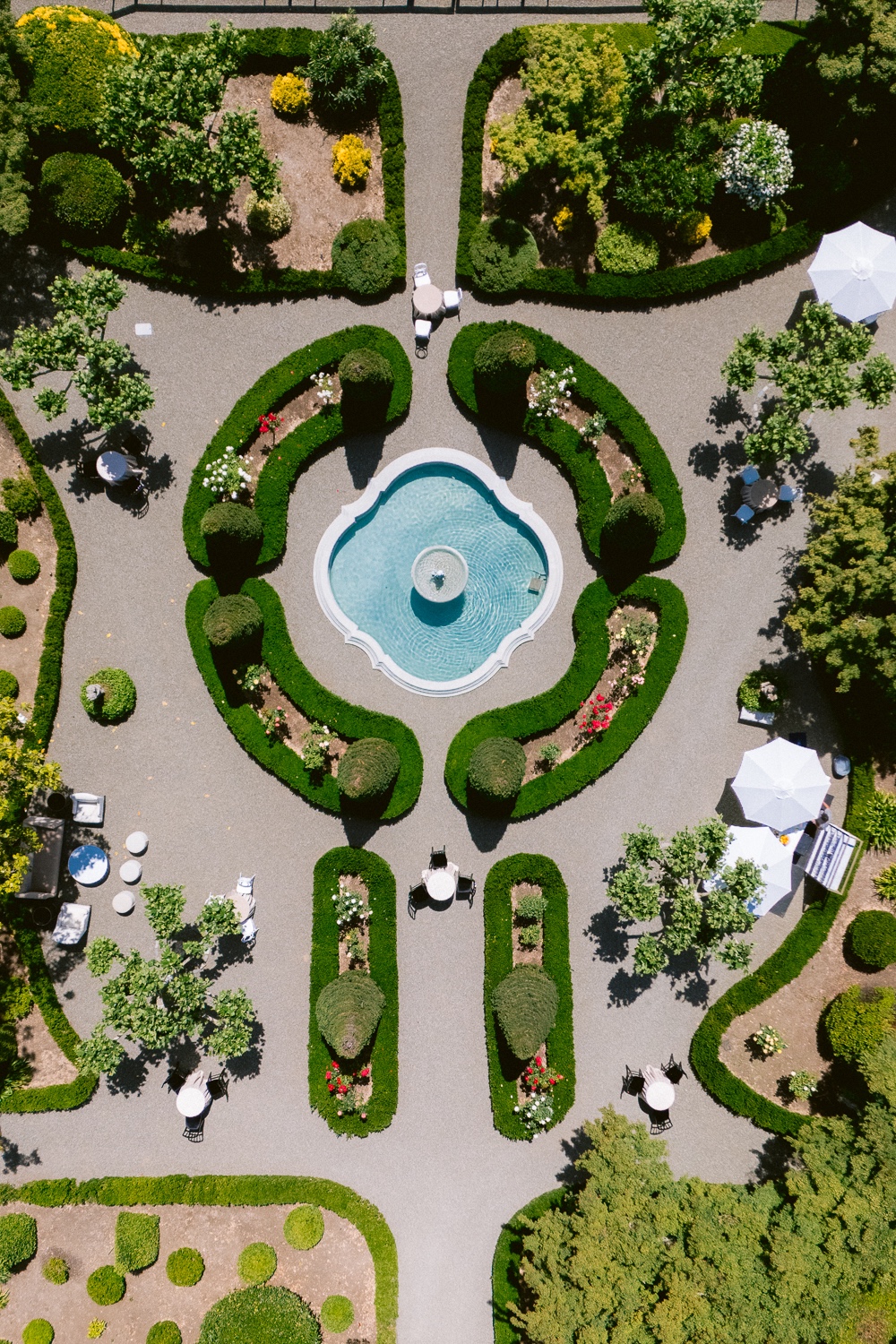 private garden venue in napa