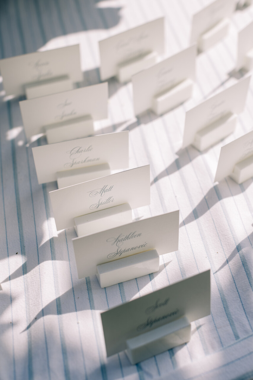 simple escort cards