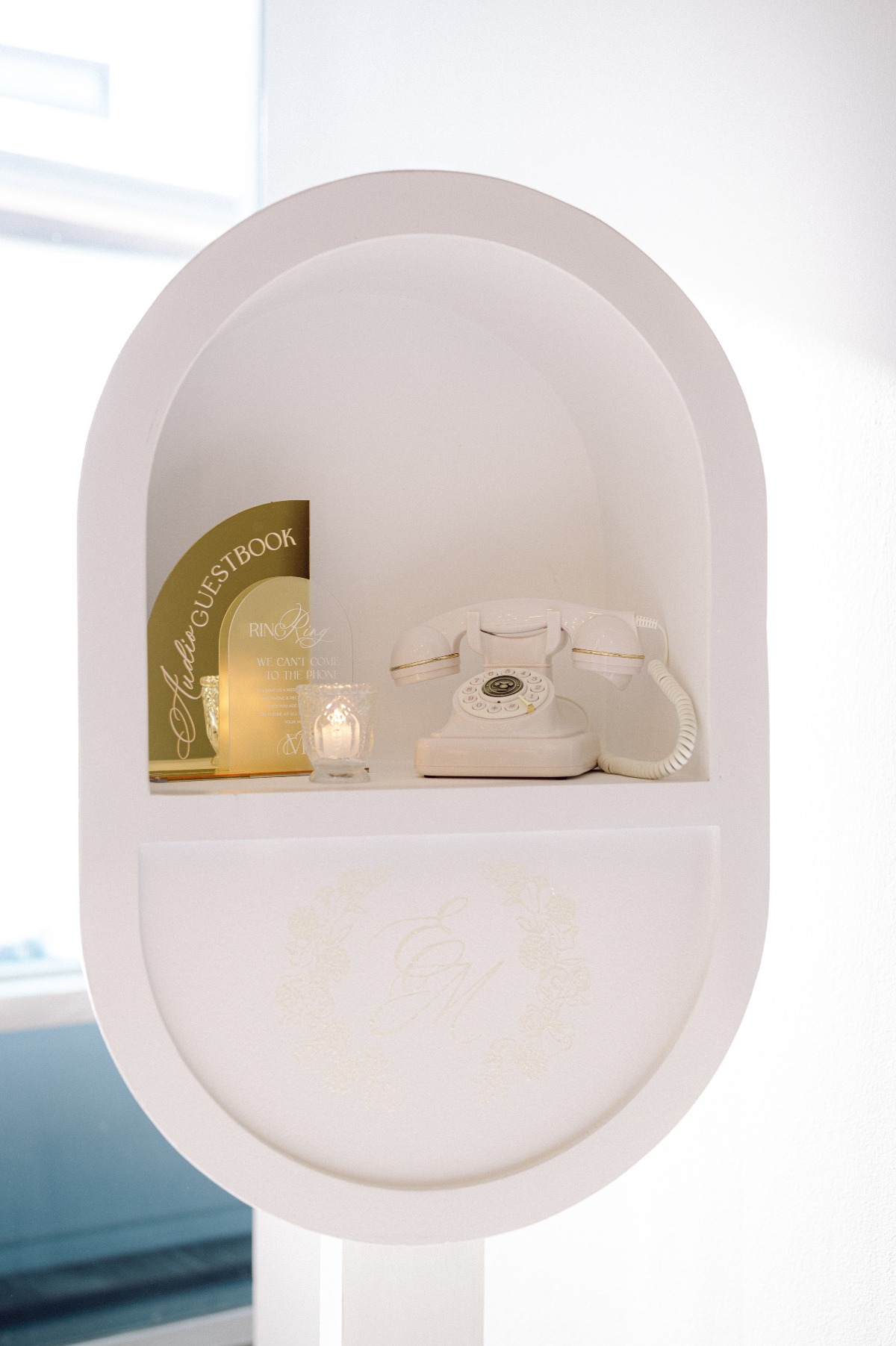 audio guest book display ideas