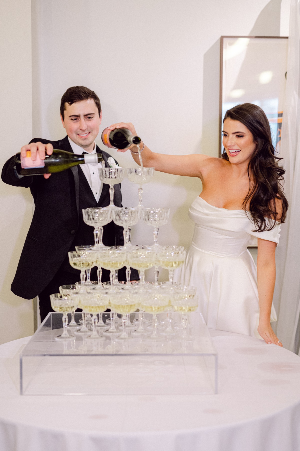champagne tower ideas for wedding