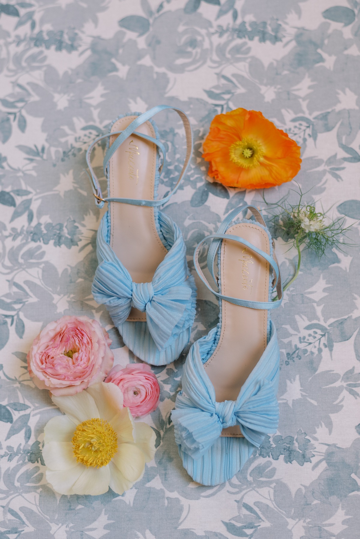 blue wedding shoes