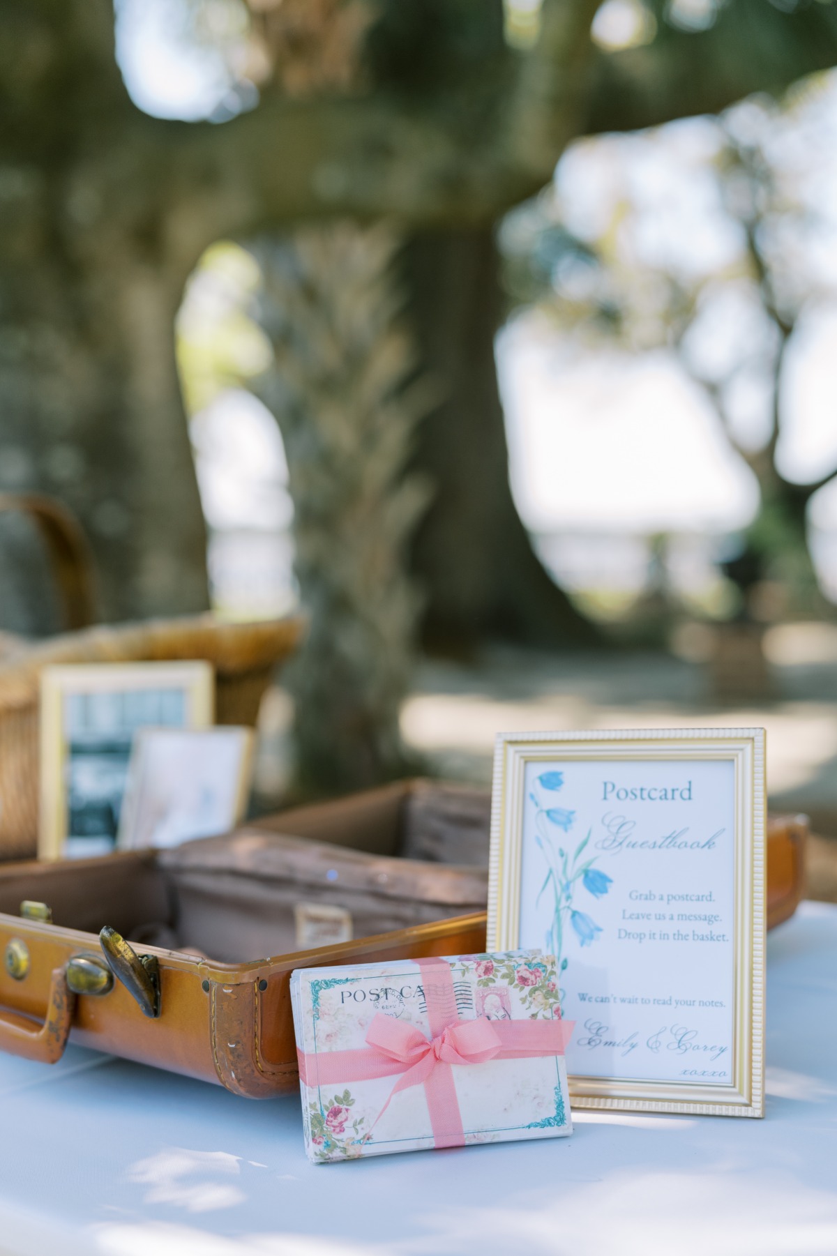 post card guest book