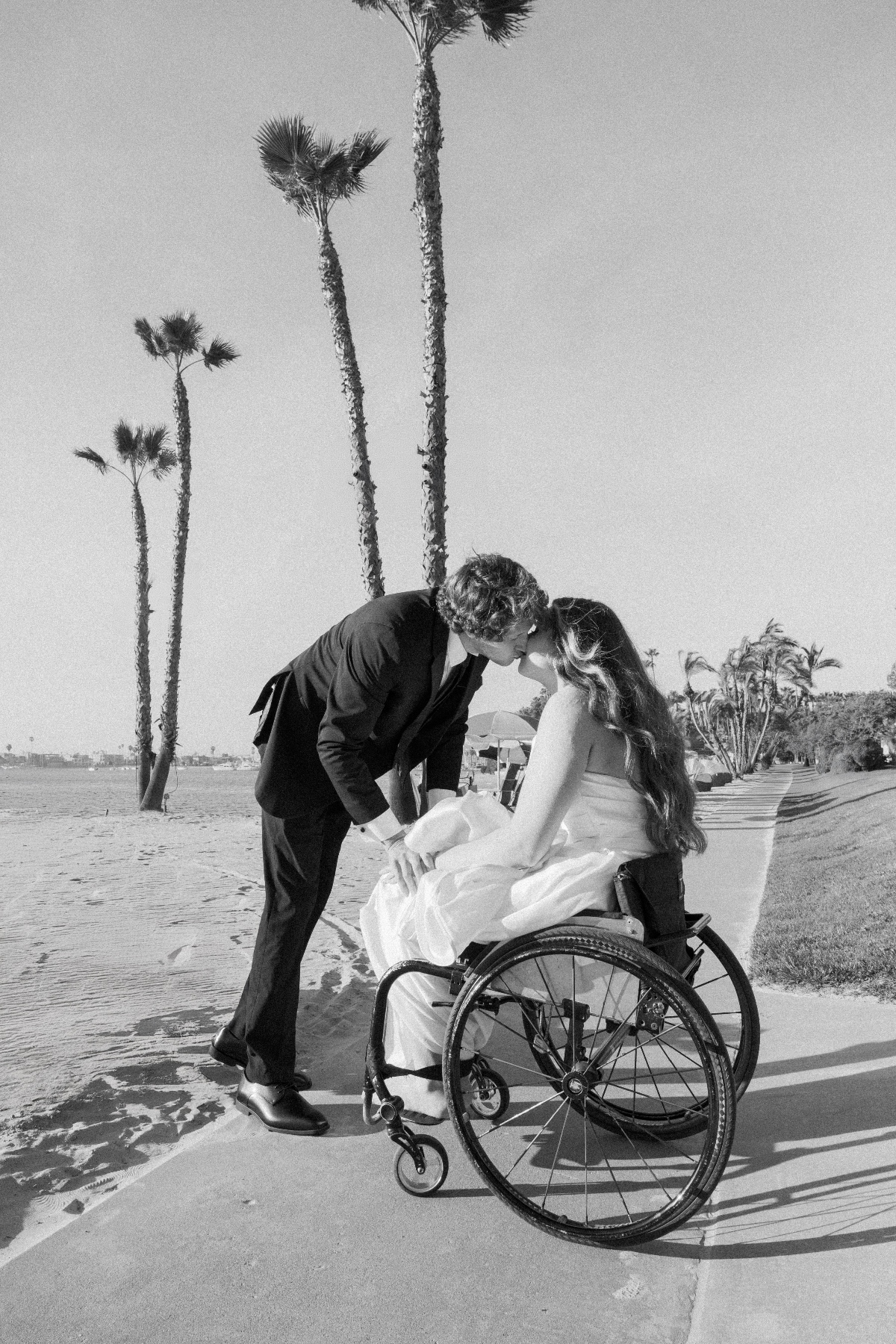 bride in wheelchair