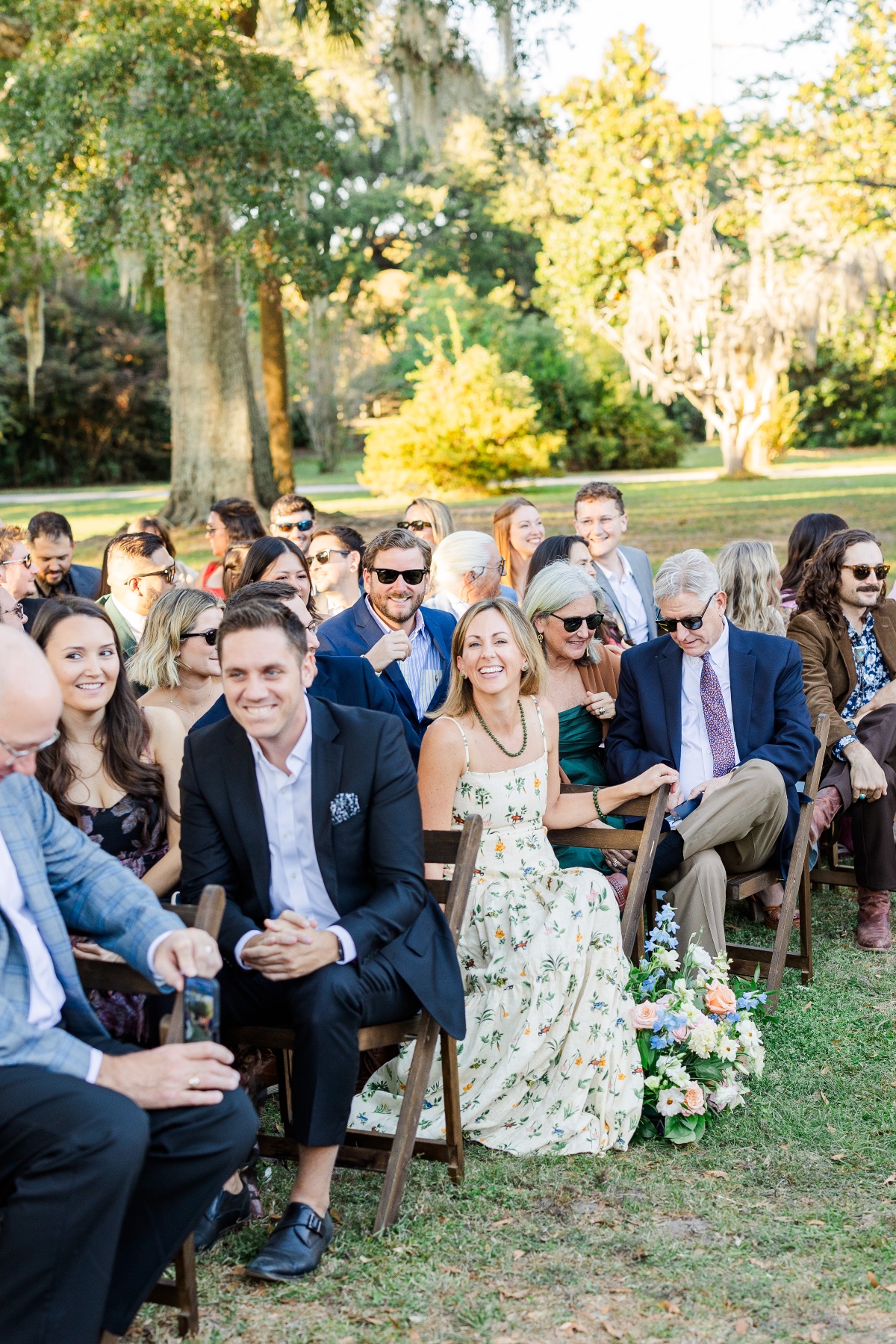 blue and white wedding guest dress code