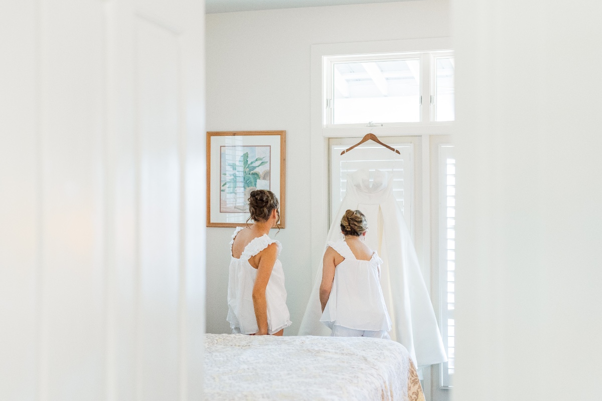 bridal getting ready romper