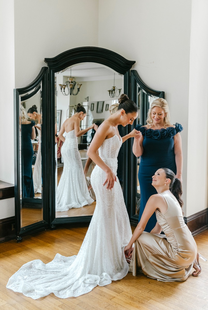 gold bridesmaid dress