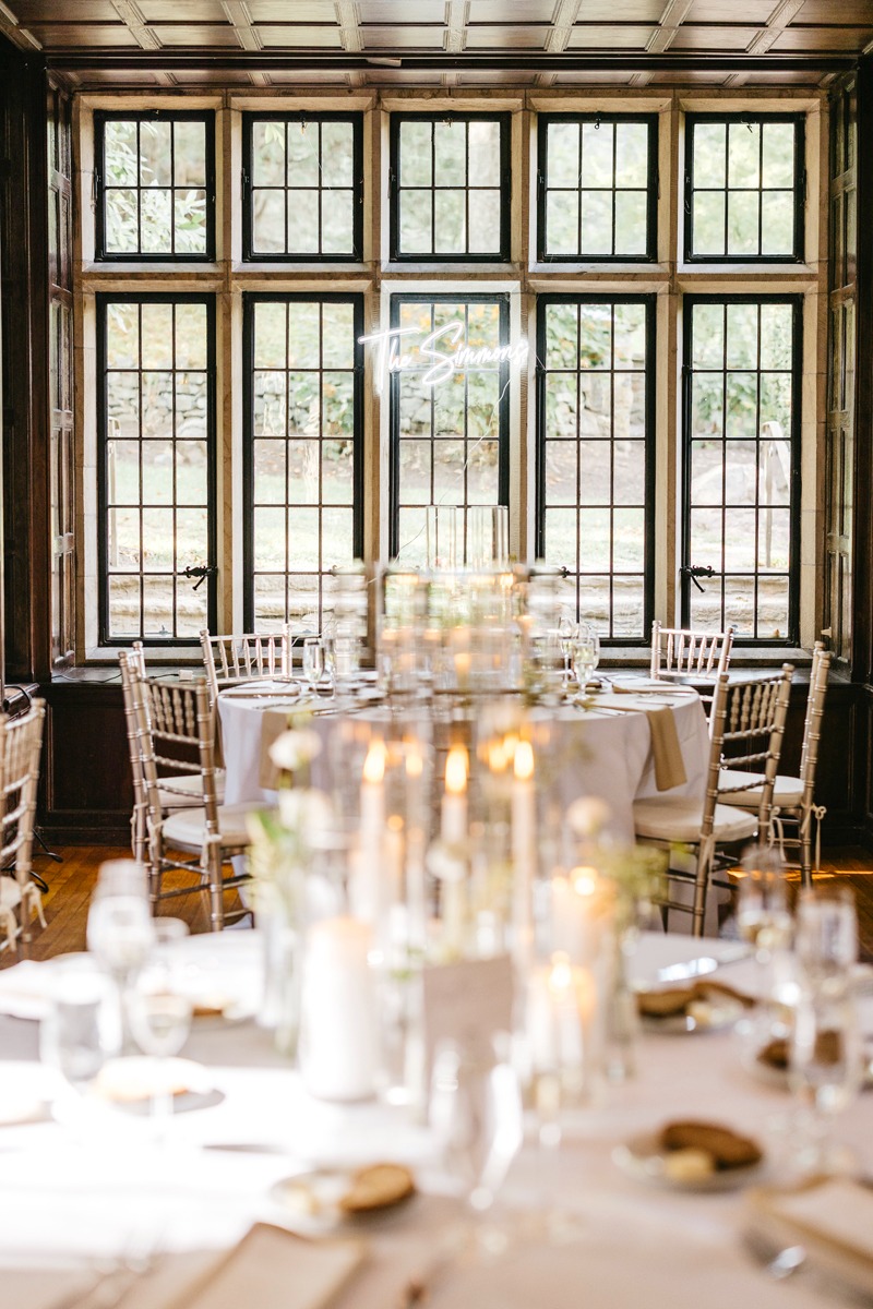 candlelight centerpieces