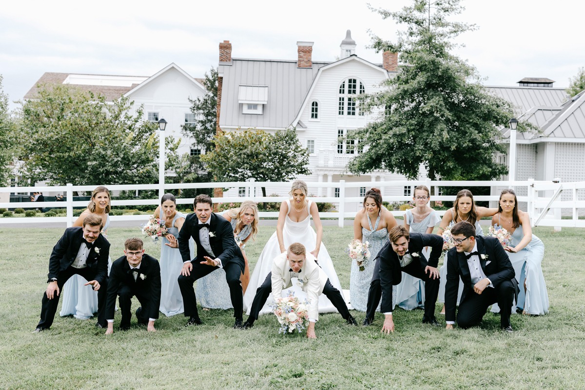 wedding day football